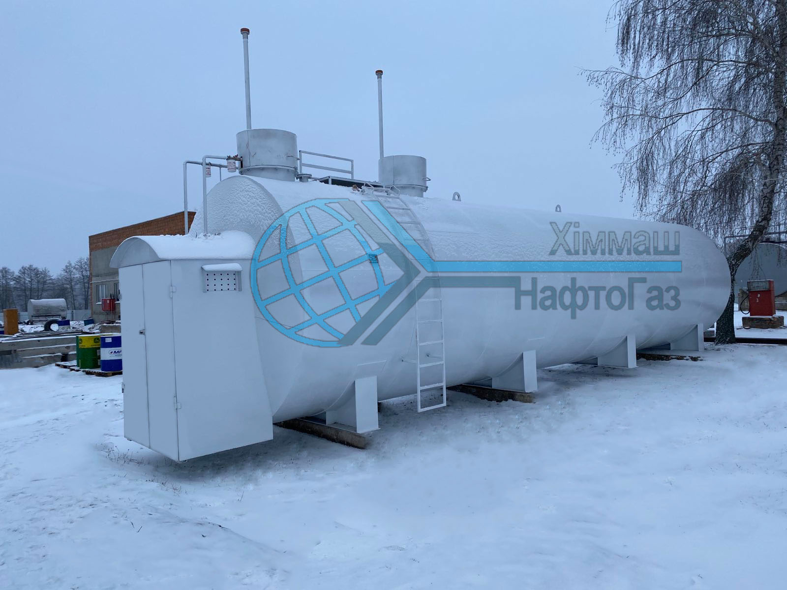 Емкость АЗС 75м3 з колонкою