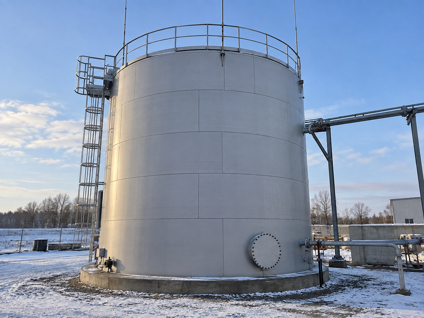 Резервуар РВС-700 м³ для нафтопродуктів — Хіммашнафтогаз Україна